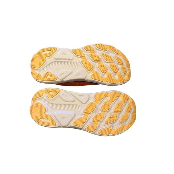 Hoka One One Clifton 9 Men's Wide Running Shoes Orange Size 8.5 Wide - Picture 6 of 13